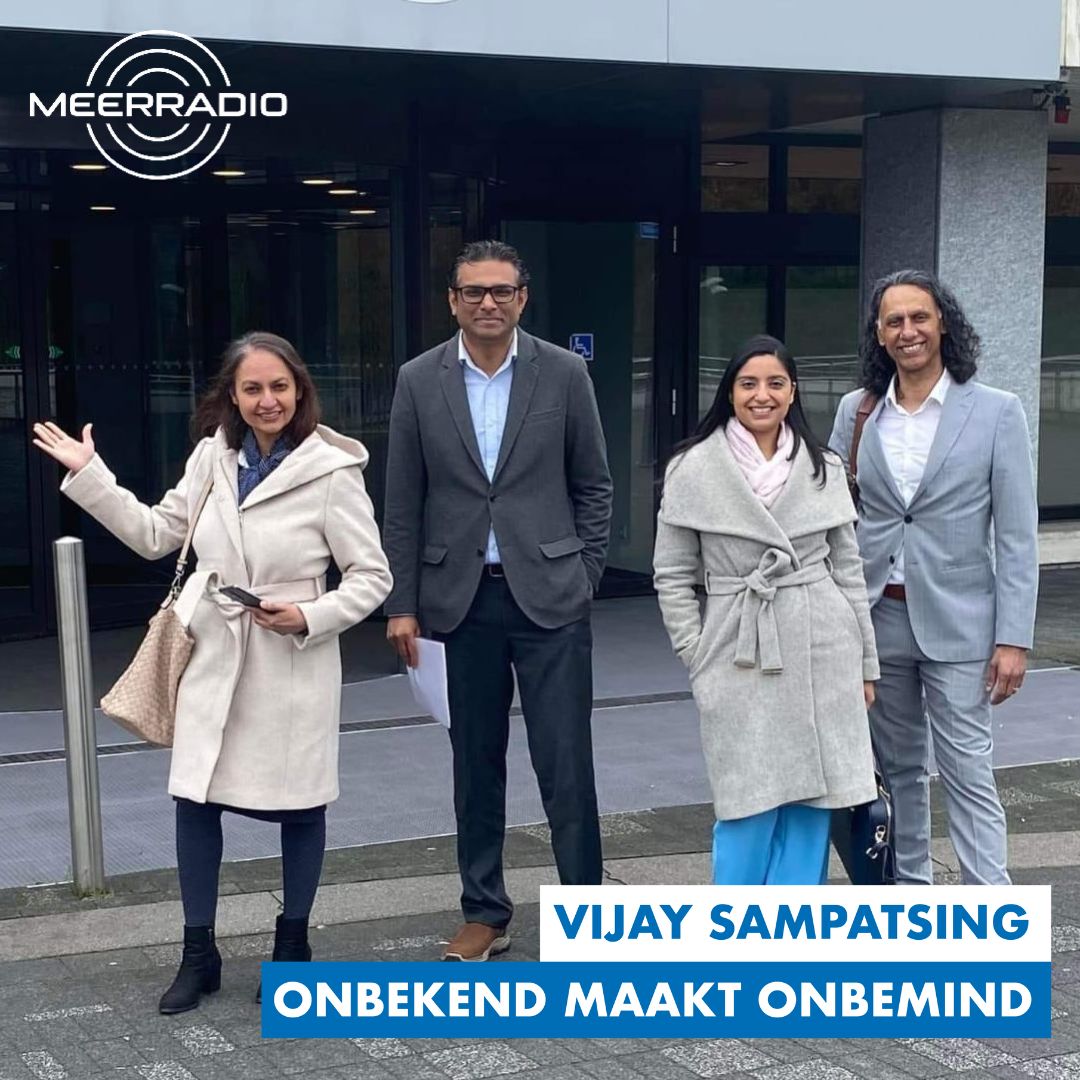 24 APRIL 2024 - Vijay Sampatsing presenteert vanavond van 21.00 tot 22.00 uur de 85ste aflevering van “Onbekend maakt Onbemind” op MeerRadio. Gast is Ir. Prewien Pandohi-Mishre van het organiserend comité van “Hindoes in de Media” vanavond in Amsterdam. meerradio.nl