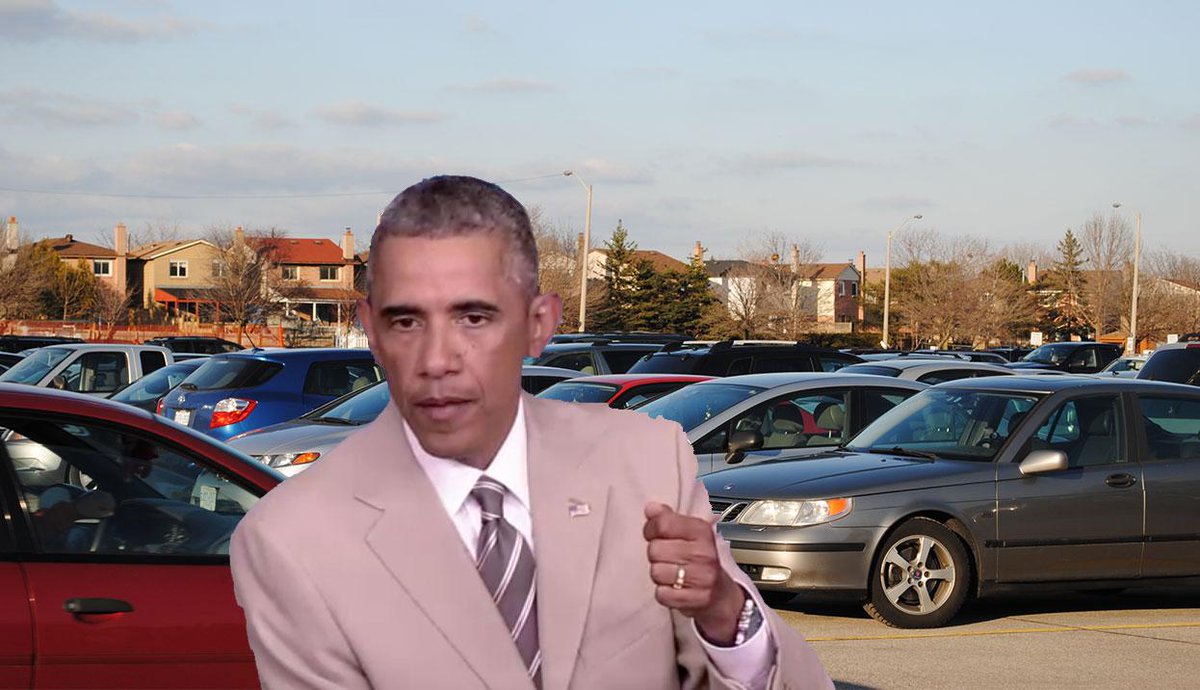“I’ve got some great deals on a preowned Hyundai for you today... Not interested? Ok, how about a job as #POTUS next January?'