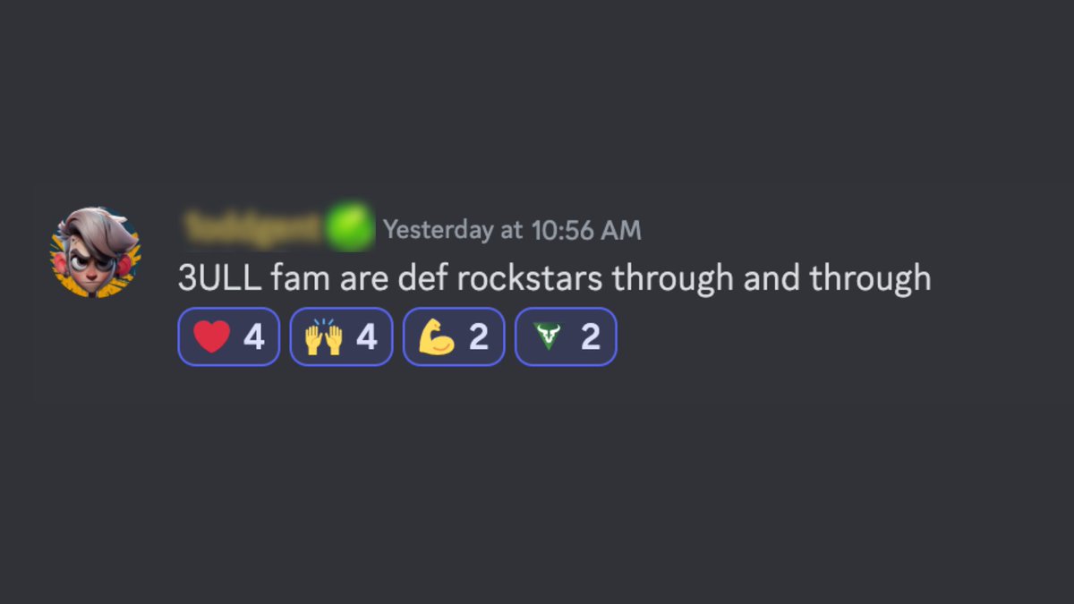 PLAYA3ULL_GAMES's tweet photo. Gratitude fills our hearts for our incredible 3ULL community! π You're not just supporters, you're family. Your unwavering support fuels our strength. πͺ
#3ULLCommunity #CryptoGaming https://t.co/9JSrXTW4VX