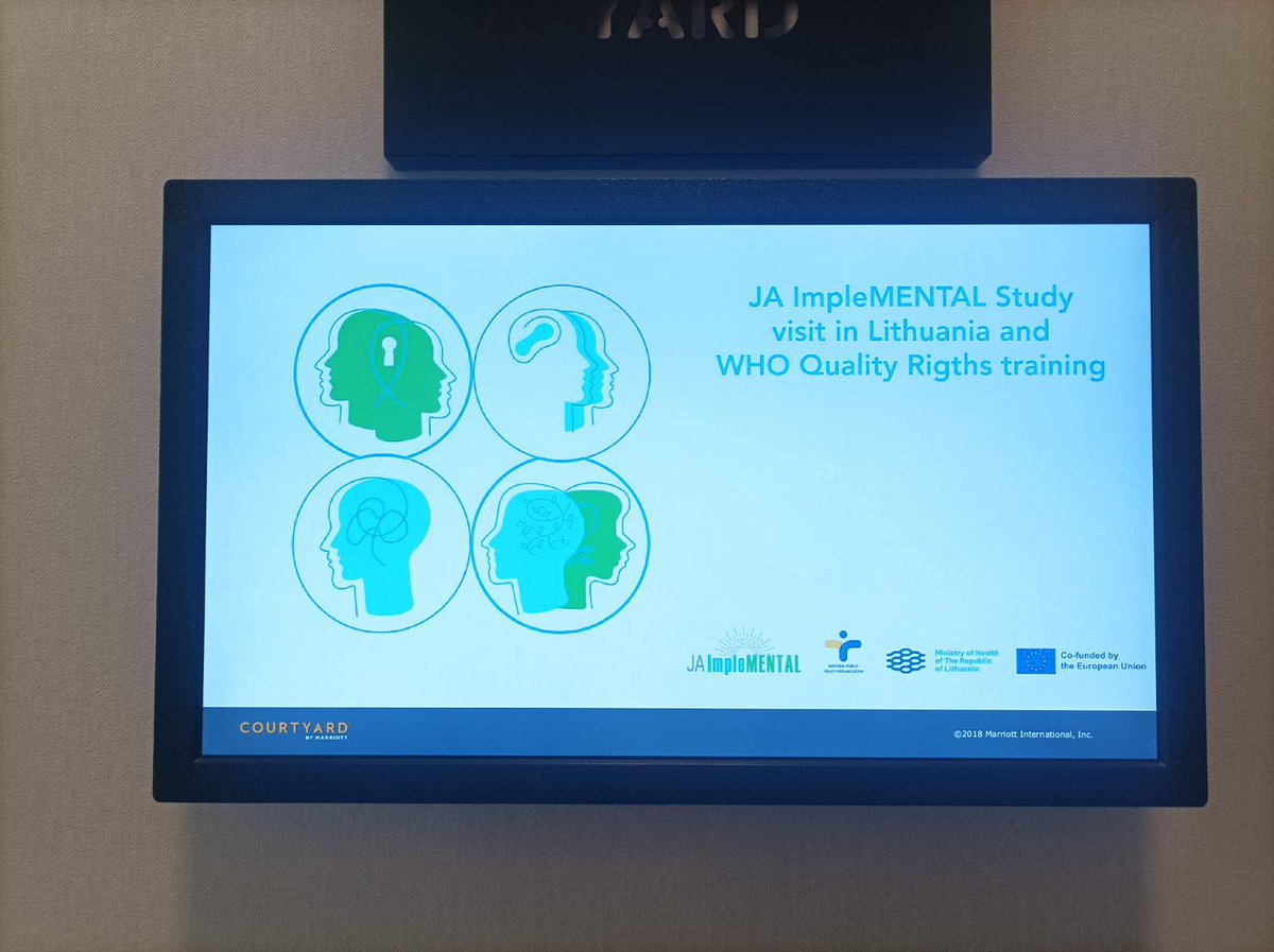 JA_ImpleMental's tweet photo. For the past two days in Vilnius, our co-hosts from WHO are organizing two parallel workshops, focused on Quality of Rights – core trainings on Recovery and the Right to Health, and on Legal Capacity and the Right to Decide. 🌐📅
#JAImpleMENTAL #WHO #HumanRights #MentalHealthCare https://t.co/yt0p9BxfjA