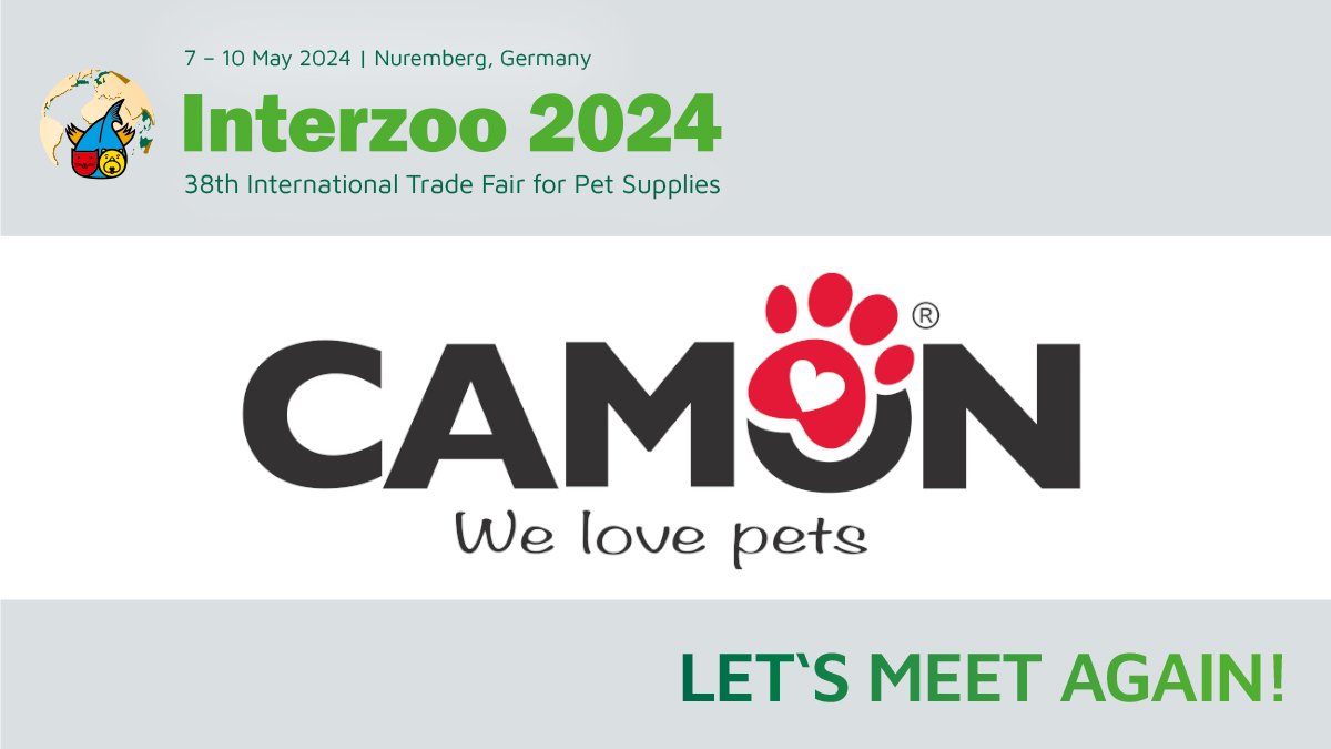 Dal 7 al 10 maggio saremo nuovamente protagonisti all'evento <a href="/Interzoo_fair/">Interzoo Trade Fair</a> di Norimberga! 
Sei un operatore del settore? 
Ti aspettiamo presso lo spazio Hall 7 - Stand 7-633!

#Interzoo2024 #petindustry #petsupplies #petlovers #petpeople #exhibition 

camon.it/news/camon-pro…