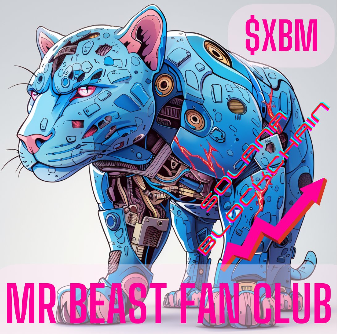 BeastMemeXBM's tweet photo. XBM memecoin is gearing up for another jump. Taking things to the next level is our MrBeast fan community's top priority. Stick with us, exciting things await!" #XBM #MrBeastFanCommunity #CryptoJump #BeastMemeXBM #MrBeast #Solana #CryptoGrowth https://t.co/okKBMALKt9