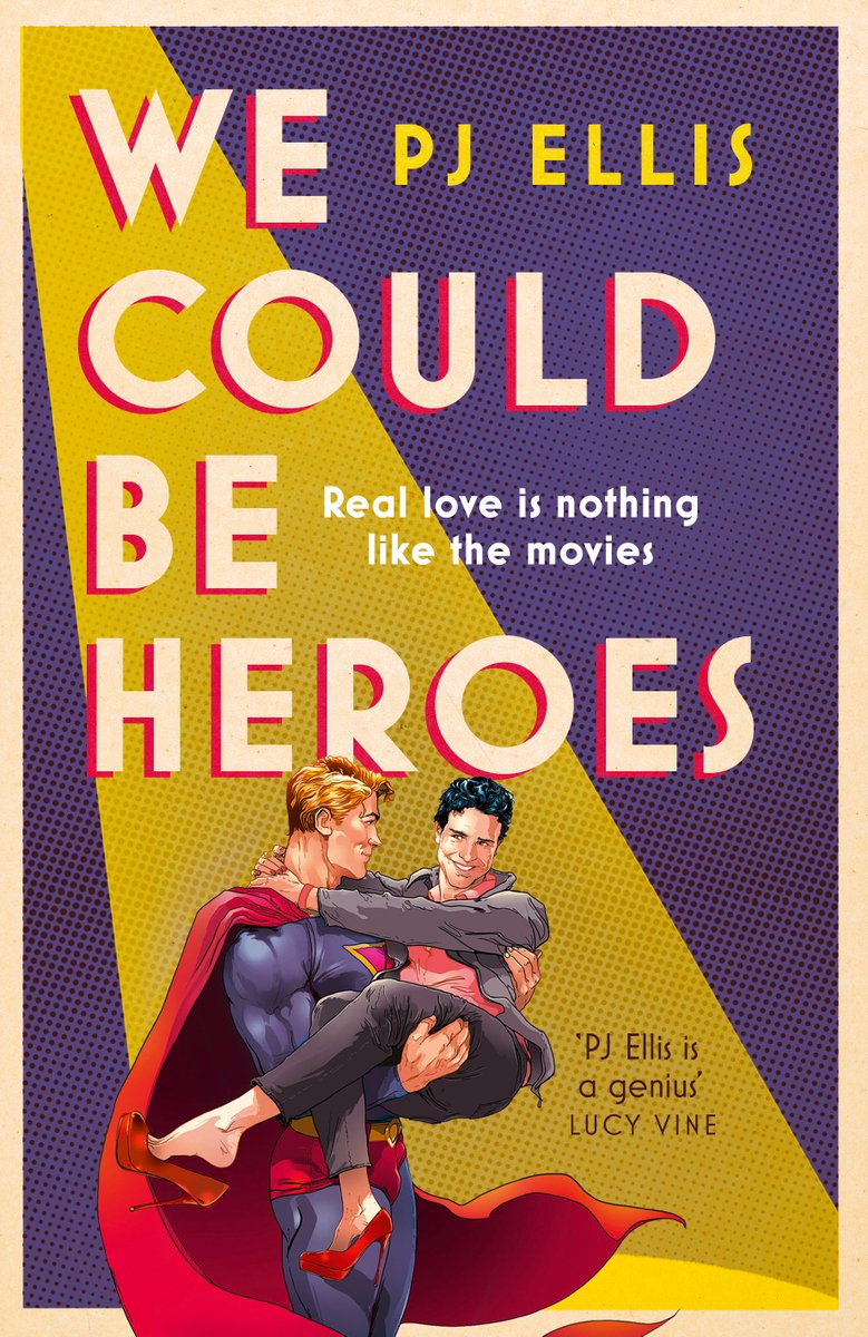 Philip_Ellis's tweet photo. Superhero movie star meets small-town drag queen. It's a tale as old as time.

My big gay romcom WE COULD BE HEROES is released on June 4 in the US with @PutnamBooks and June 6 in the UK with @HarperNorthUK!

Preorder:
🇬🇧 https://t.co/FOGZbZ4IO6
🇺🇸 https://t.co/f3XTk0fQAh https://t.co/ppdNKsZRmS