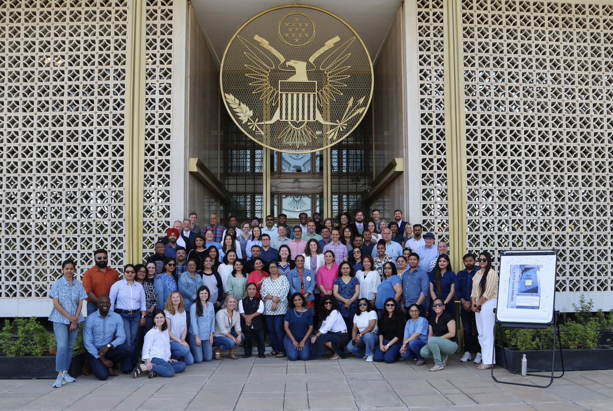 Wearing denim today in solidarity with survivors of sexual violence on #DenimDay. Embassy New Delhi stands together to raise awareness and work tirelessly to end all forms of gender-based violence. Together, we reaffirm our commitment to #EndGBV.