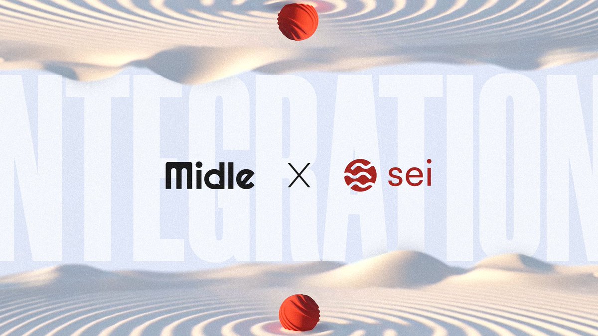 Who wanna hear something big? 🔥 ⛓️ NEW INTEGRATION: @SeiNetwork We're proudly announce that Midle has integrated into Sei Network. Get ready to earn prizes with Sei Ecosystem Campaigns on Midle.io