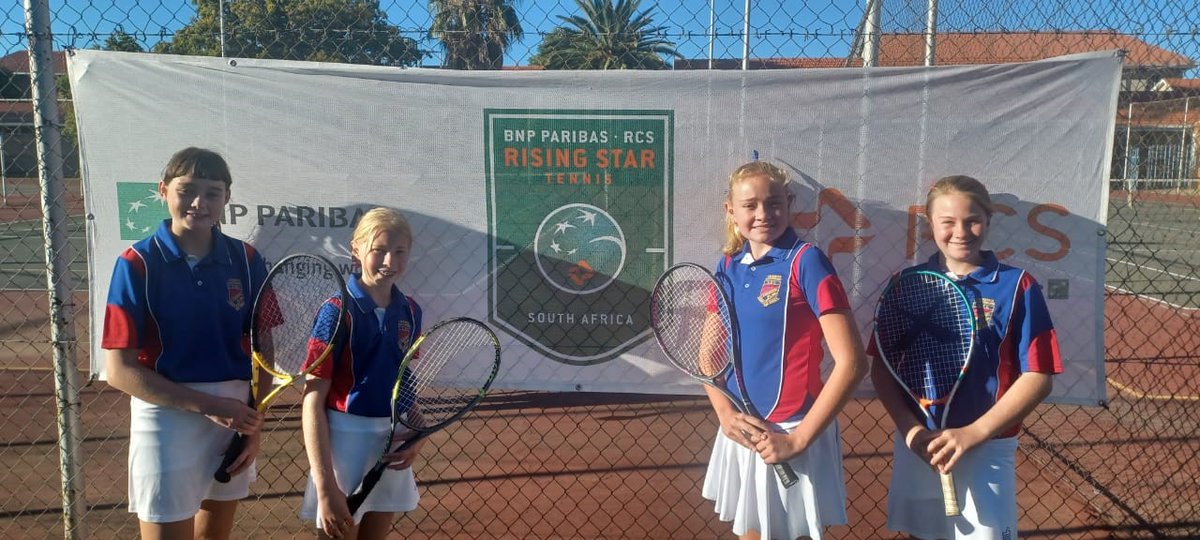 Ngaka Modiri Molema District was the first district in North West to kick off their district leg of the @RCSGroup_ #RisingStarTennis in Lichtenburg this past weekend. Congrats to Connie Minchin and Sol Plaatje Primary for being crowned boys' and girls' champions, respectively.