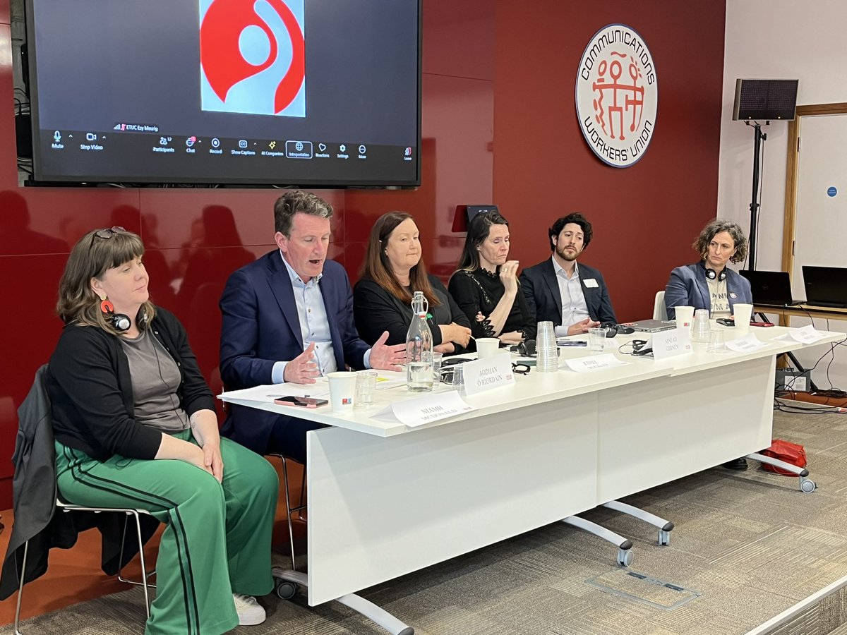 Great second day of our @etuc_ces seminar. Many thanks to @hope_courage_ie @AodhanORiordain @EthelBuckley @sineadgibney & @LNBDublin for their contributions. And to @CWU for being such wonderful hosts. #StrongerTogether