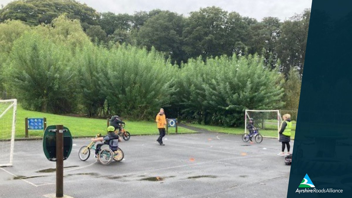 Each year, we conduct @BikeabilityUK training across East and South Ayrshire. Read about our latest session at Kirkmichael Primary School, where we had the pleasure of meeting the inspirational Maslon! orlo.uk/uqHo0 #Bikeability #InclusiveCycling #EmpoweringInclusion