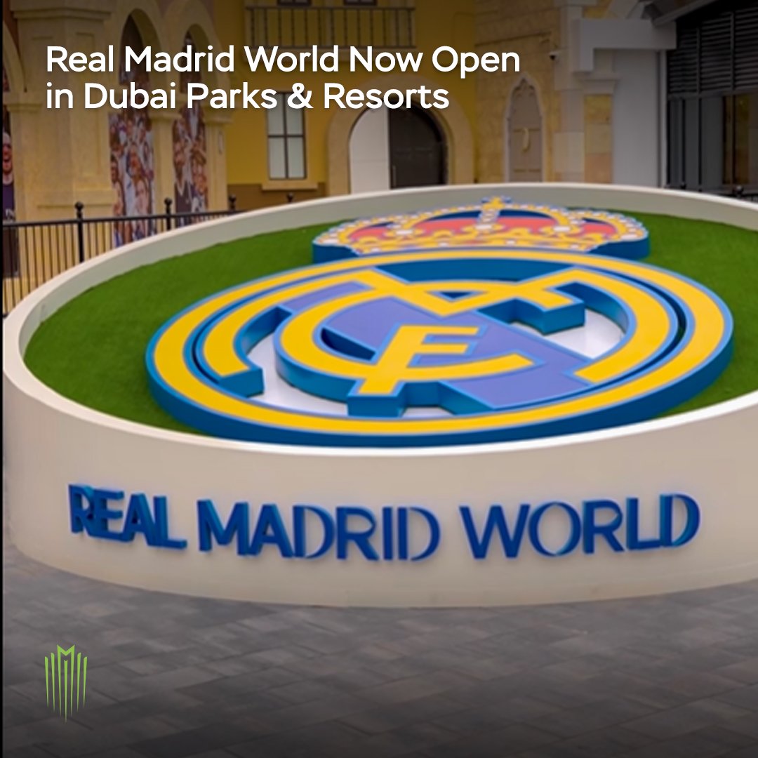 Dive into victory at Dubai's first Real Madrid themed park! Experience the thrill reflecting Dubai's dedication to innovation and world-class entertainment. 

#madaproperties #Dubai #RealMadridDubai #LiveTheDream #DubaiParksAndResorts #dubairealestate #mada #مدى #مدى_العقارية