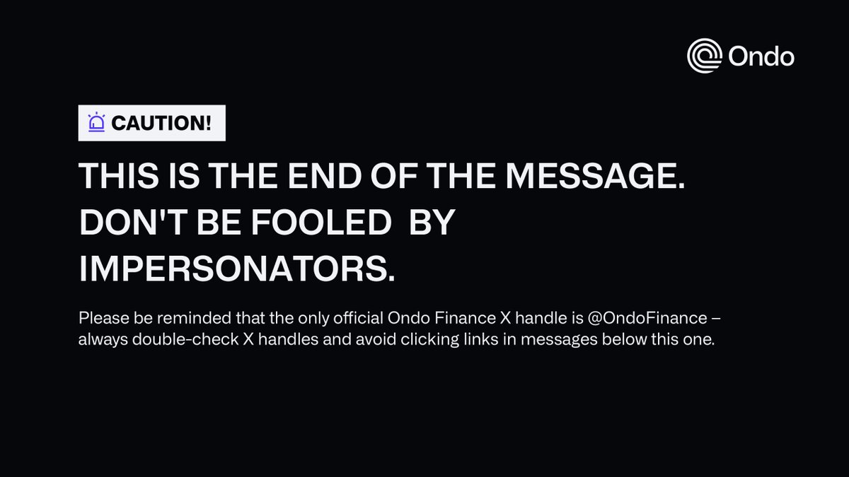 Ondo's tweet photo. https://t.co/jUr1BhgZZp