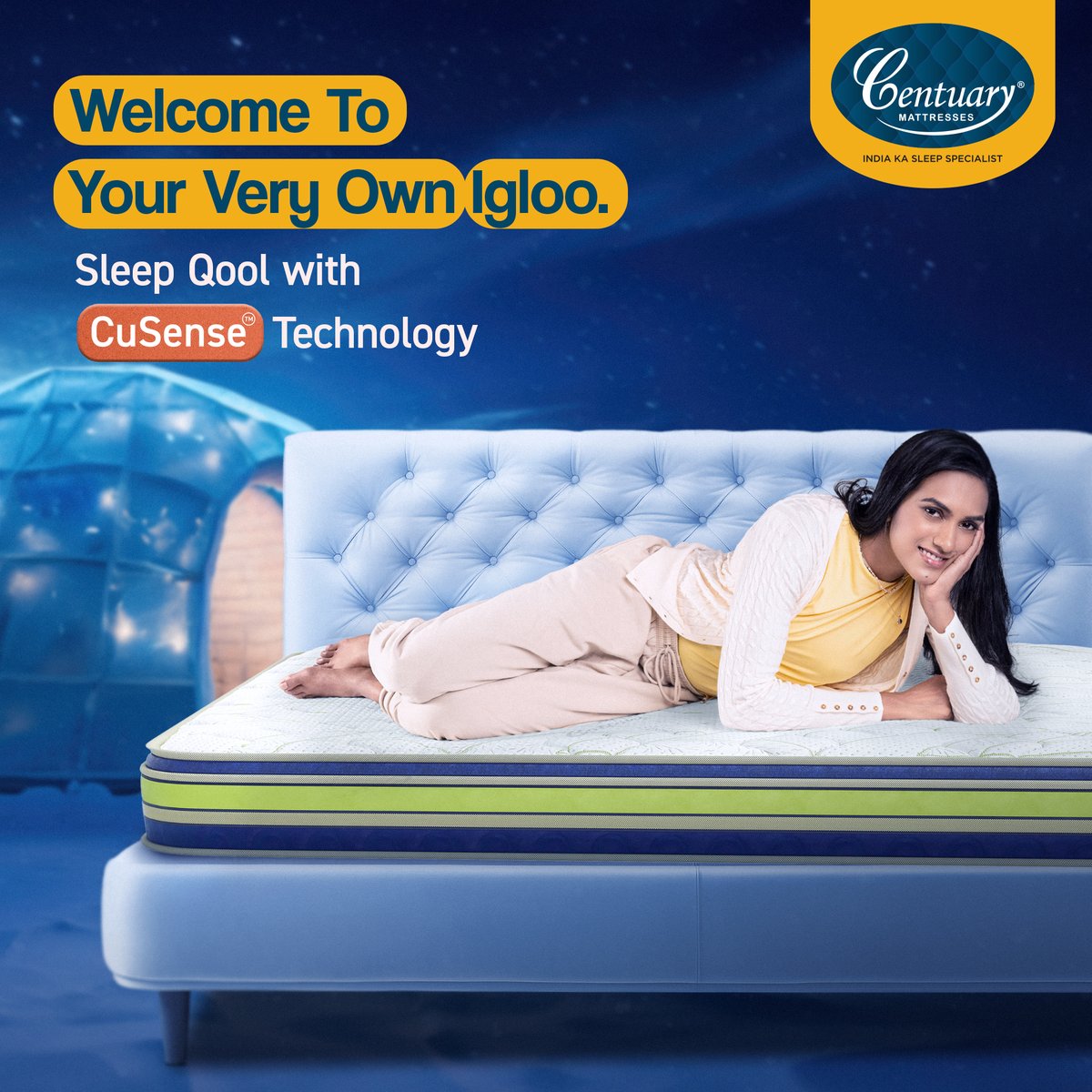 CentuaryKiSleep's tweet photo. The #Centuary Q-Gel mattress comes with our very own proprietary #CuSenseTechnology - which keeps you #Qool all night long.
#CentuaryMattress #Mattress #CopperTechnology #ContourFoam #BackSupport #Comfort #QualitySleep #CoolingMattress #Explore #IndiaKaSleepSpecialist https://t.co/b1VY5fOCQ8