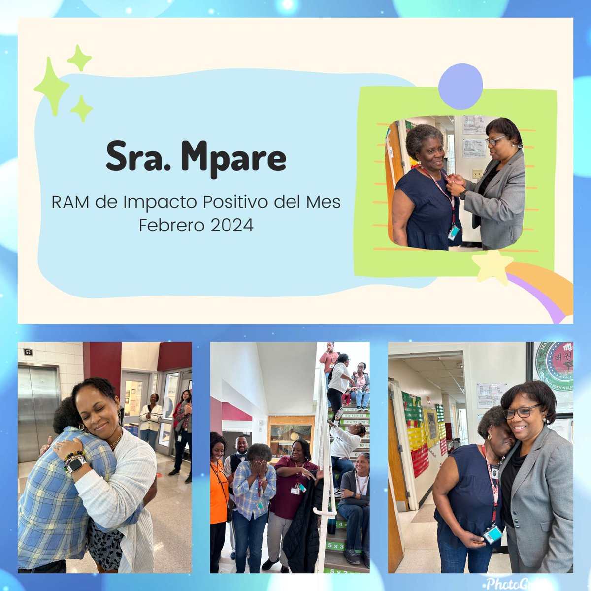 #BurtonRamPride | Congratulations to February's Positive Impact RAM of the Month - Ms. Mpare 🎉 Her kindness is felt throughout Burton! | <a href="/TBoss_BurtonES/">Dr. Tiffany Boss</a> <a href="/Burton_AP_Flynn/">Keith Flynn</a> <a href="/AKAFerrell_EdD/">Dr. Kimberly Ferrell</a>