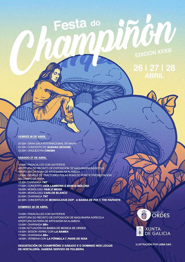 🔸Festa do Champiñón en Ordes
🔹Del viernes 26 al domingo 28 de Abril
📍 paxinasgalegas.es/fiestas/festa-…

#fiestasgalicia #festasgalicia #fiestasdegalicia #galicia #galiciacalidade #madeingalicia #verbena #verbenas #orquesta #orquestas #concelloordes #ordes #champiñon #festadochampiñon