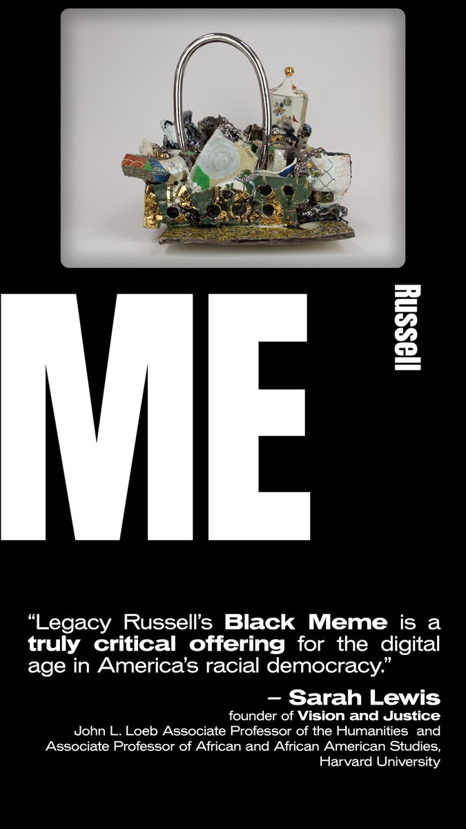 OUT TODAY! 🔥 BLACK MEME by @LegacyRussell, author of the groundbreaking GLITCH FEMINISM, explores the “meme” as mapped to Black visual culture. 'You will be galvanized by her analytic brilliance & visceral eloquence.' - Margo Jefferson. Order here: versobooks.com/products/2751-…