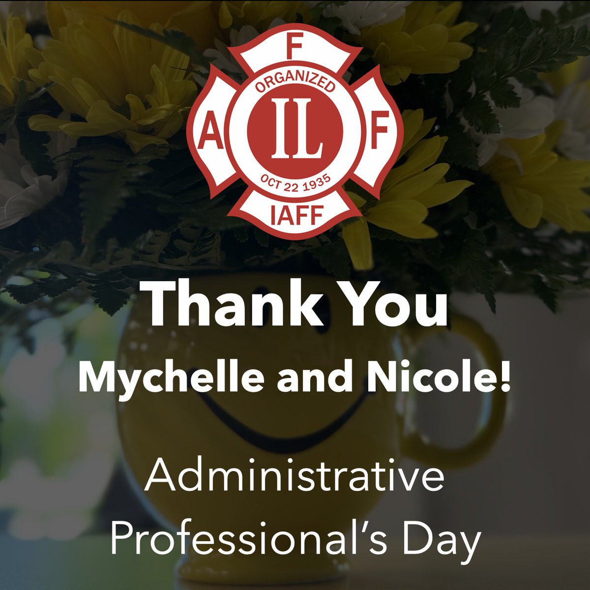 AFFI1935's tweet photo. The AFFI wishes a very happy Administrative Professionals Day to our Office Manager Nicole Fromme and Office Secretary Mychelle Harbauer!
These two do a tremendous amount of work on behalf of the 16,000 members of the AFFI! Thank you for all you do to make our organization great! https://t.co/W4YF1gvyGP