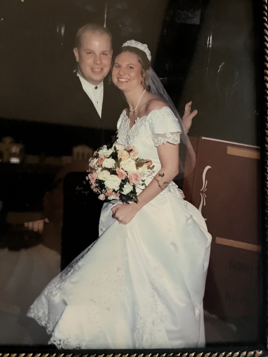 HeelanPride's tweet photo. Happy 25th Anniversary to my beautiful wife @Amy_Bork 
Defying the odds since 1999!! https://t.co/8xPQgrCnZ3