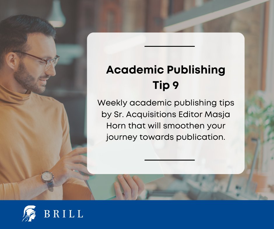 𝗔𝗰𝗮𝗱𝗲𝗺𝗶𝗰 𝗽𝘂𝗯𝗹𝗶𝘀𝗵𝗶𝗻𝗴 𝘁𝗶𝗽 𝟵: converting your PhD thesis into a book? Start with your exam committee to ask for advice. They have experience and know your work best. #AcademicPublishing #PublishingTip