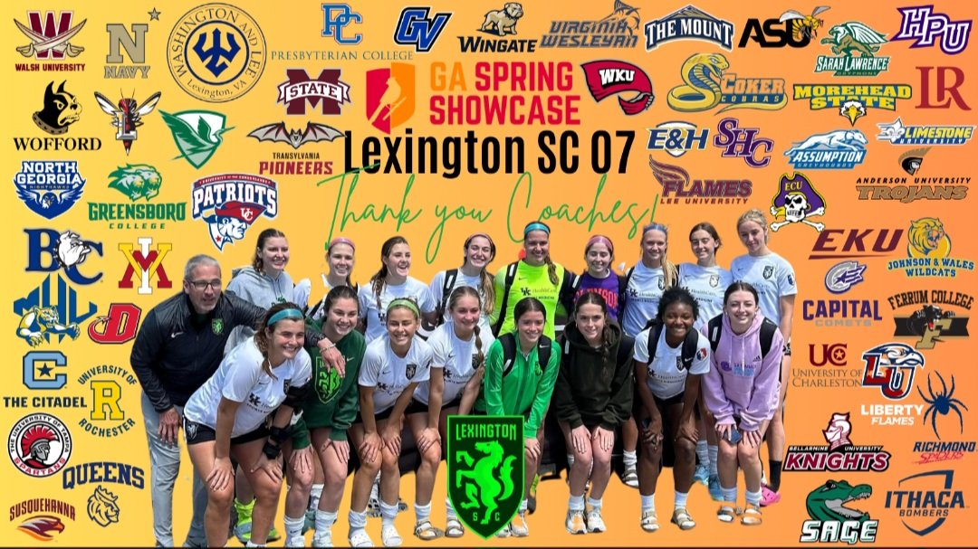Big thank you to all the coaches that took the time to watch us play in the #GASpring Showcase this past weekend in Greensboro, NC @LSCyouth