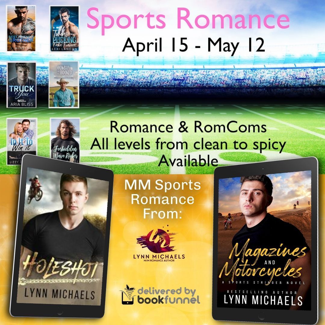#SportsRomance on #BookFunnel
buff.ly/3vHx74N 
And check out both HOLESHOT & Magazines & Motorcycles
#mmsportsromance #RacingRomance #fightforlove #loveislove #singledad #professionsromance #readmoreromance #romance #QueerRomance #MMRomanceBooks  #QueerBooks #lgbtqromance