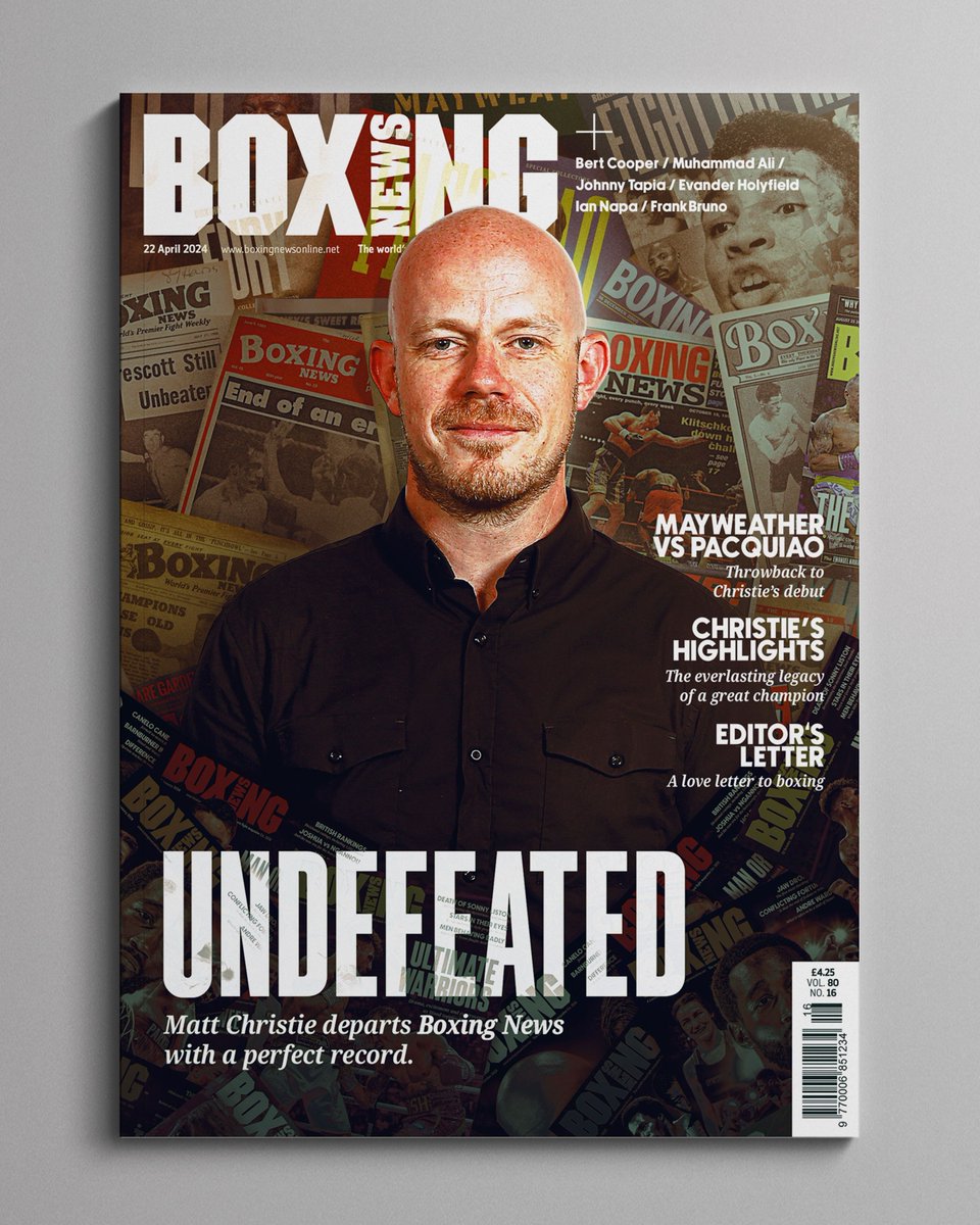 In his final 𝗘𝗱𝗶𝘁𝗼𝗿'𝘀 𝗟𝗲𝘁𝘁𝗲𝗿, @MattCBoxingNews bids farewell. “Thank you, trusted reader, for the unforgettable ride. It’s been an honour to serve you.” Read here: buff.ly/3Qds0jJ