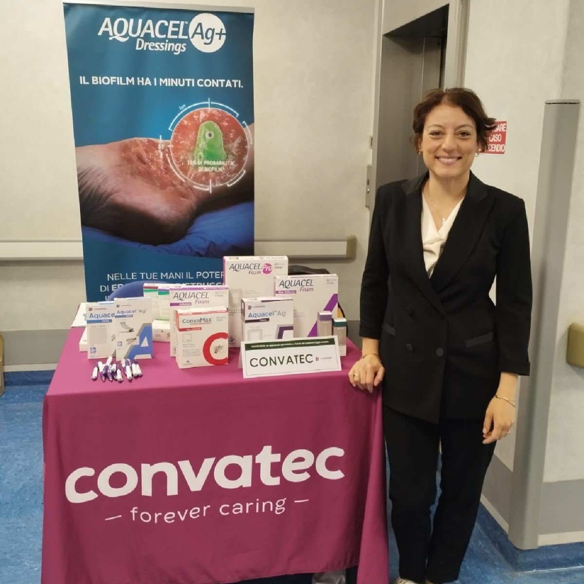 Il  20 Aprile 2024 si è tenuto  il Convegno  “Vulnologia: un approccio specialistico a tutela del paziente fragile assistito”. Ringraziamo tutti coloro che sono venuti allo stand Convatec. 
#convatec #weareconvatec #forevercaring