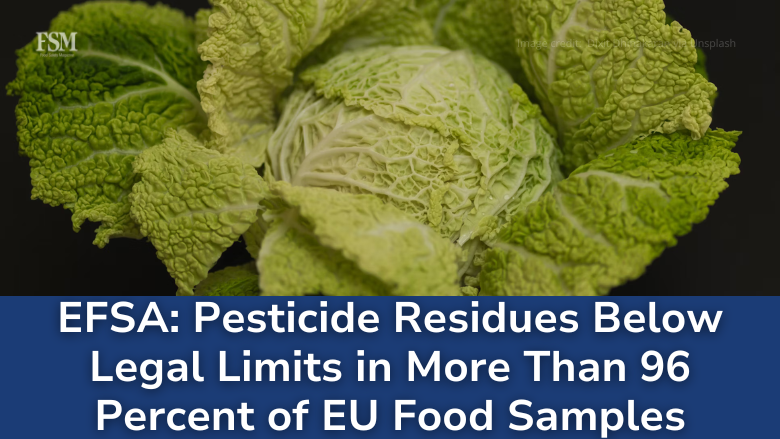 EFSA published its 2022 report on pesticide residues in food in the EU, which shows that the assessed risk to EU consumer health from pesticides in foods is low.

👉 MORE: brnw.ch/21wJ7Yv

#foodsafety #foodindustry #pesticides #EFSA #EU