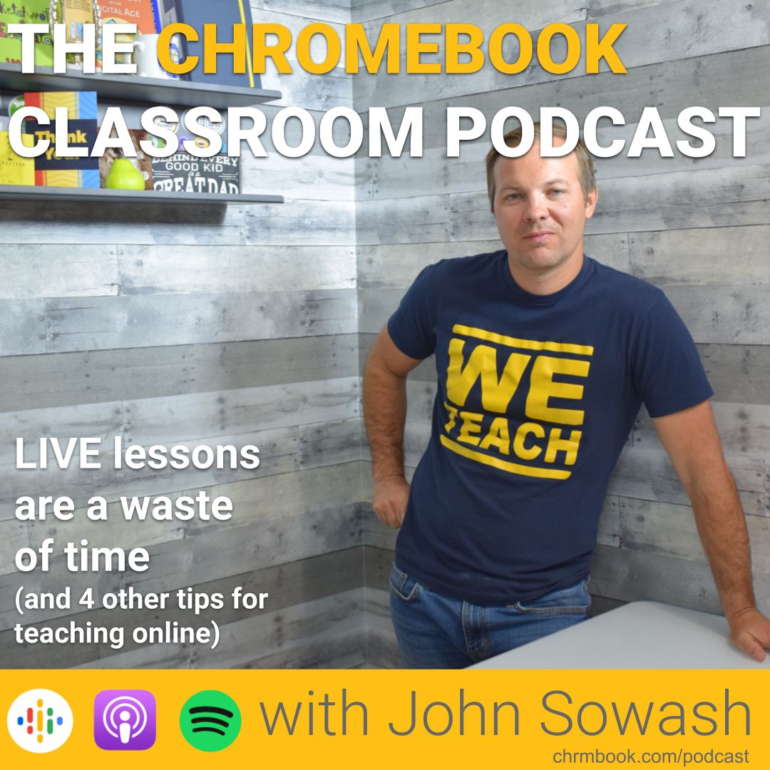 LIVE lessons are a waste of time
#PodcastEDU #GoogleEDU #TeachwithChrome
 chrmbook.libsyn.com/live-lessons-a…