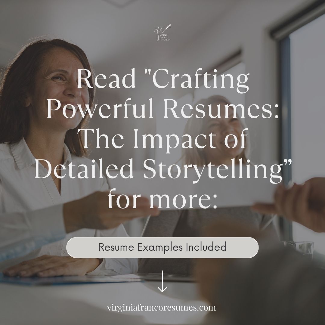 When it comes to #writing an #executiveresume, there are 2 primary scenarios where the power of details can make all the difference in spelling out value. bit.ly/3w5KQ5r

#resume #resumewriter #resumewriting #resumetips #resumeadvice #resumeexpert #resumes #jobsearch