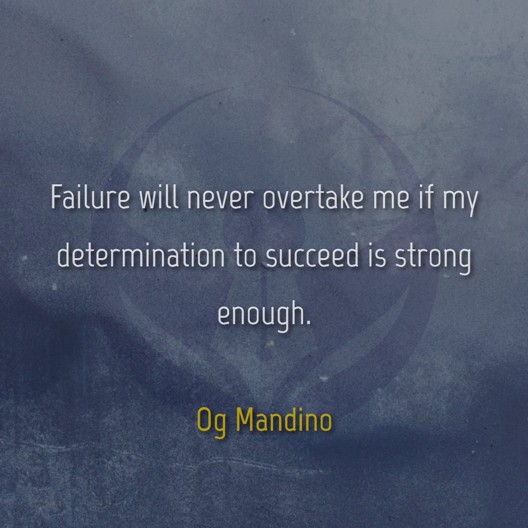 You failed?

So what.

If you're sure you're gonna make it, that's all that counts.

No screw-up's big enough to stop you if you're set on winning.

Remember that.

#DailyQuote #Determined #NoBullshit #KeepPushing #WYOSStrength