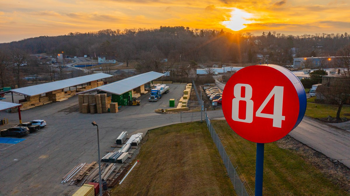 Morning hustle in the lumber yard. 🚚☀️ 📍 Mars, PA #84Lumber