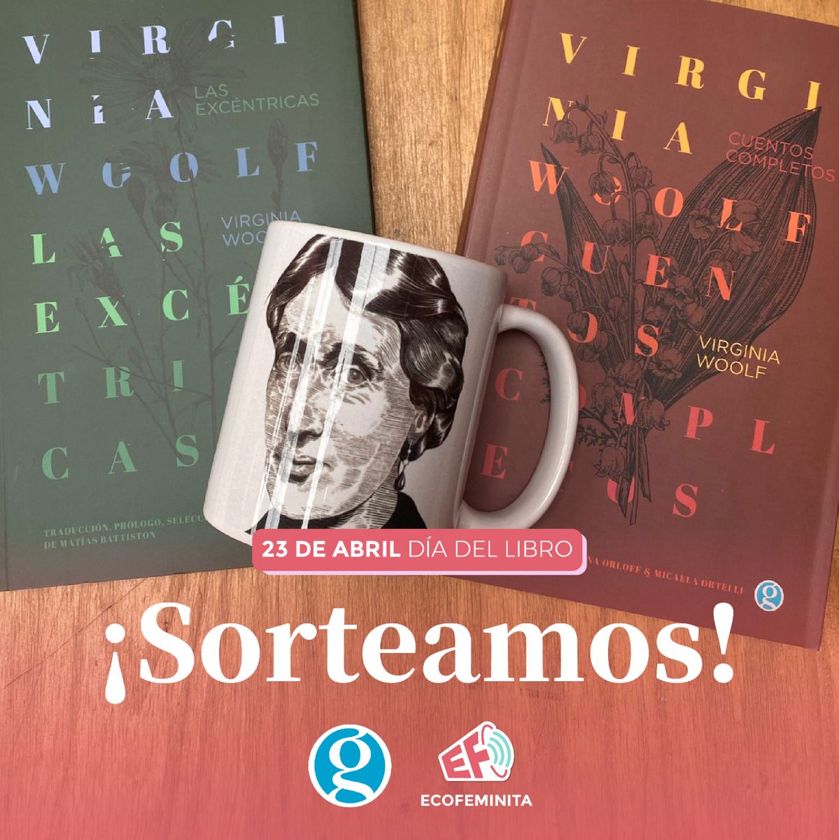 📚Esta semana se conmemoró el #DíaDelLibro, y por eso junto a @edicionesgodot queremos regalarte un mega combo: Dos libros (Cuentos completos, Tres guineas, Las excéntricas o Los artistas y la política) + taza con retrato y frase ♥ Podés participar acá: instagram.com/p/C6EclvLOW-y/