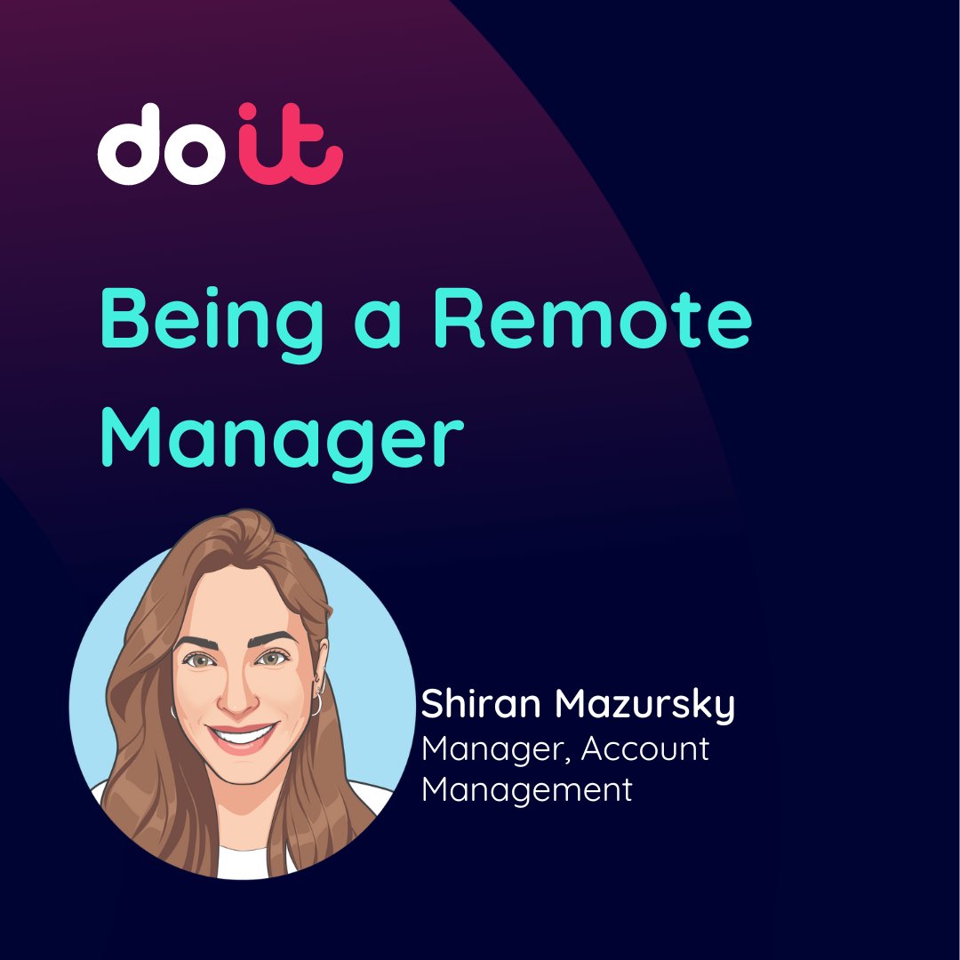 Next up on our roster of Being a Remote Manager is Shiran, our exceptional Manager of Account Management! 🙌 Click the link i.mtr.cool/fkcgeptynf for Shiran's full blog on Being a Remote Manager at DoiT. #LifeAtDoiT #DoerStories #BehindTheScenes #InnovationJourney