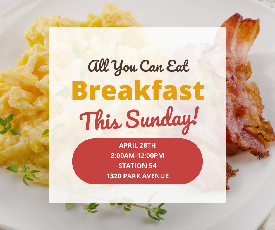 THIS SUNDAY!

Fill your bellies & support your local first responders

Adults: $10
Kids 6-12: $5
Kids Under 6: Free

#allyoucaneatbreakfast #chescopa #eastgoshenpa #westgoshenpa #westtownpa #willistownpa #firstresponders #fundraiser