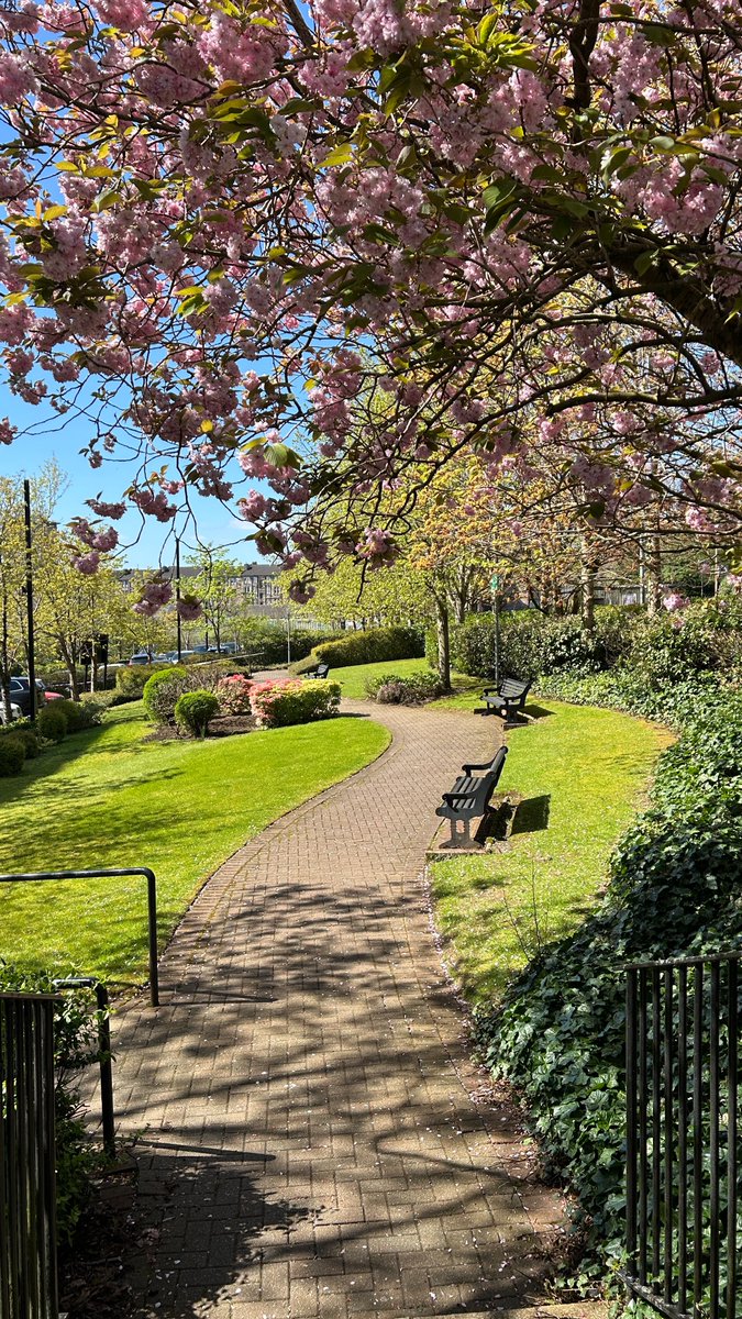 Beautiful day on @UniWestScotland Paisley Campus today - so nice to finally see the sun shining ☀️! #SummerIsComing #UWS