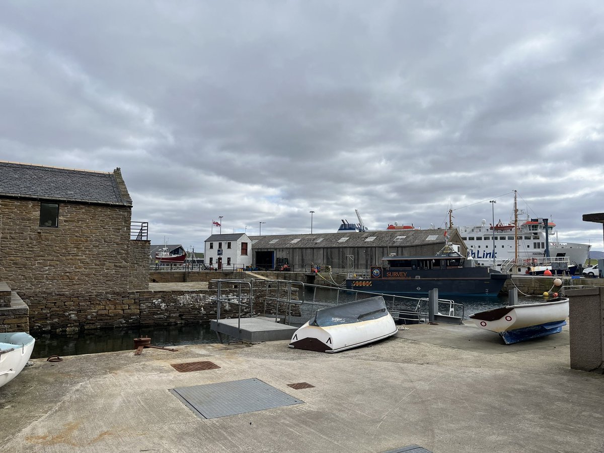 Excellent morning discovering the excellent and exciting work happening in Maritime Studies @uhi_orkney #Orkney #Stromness