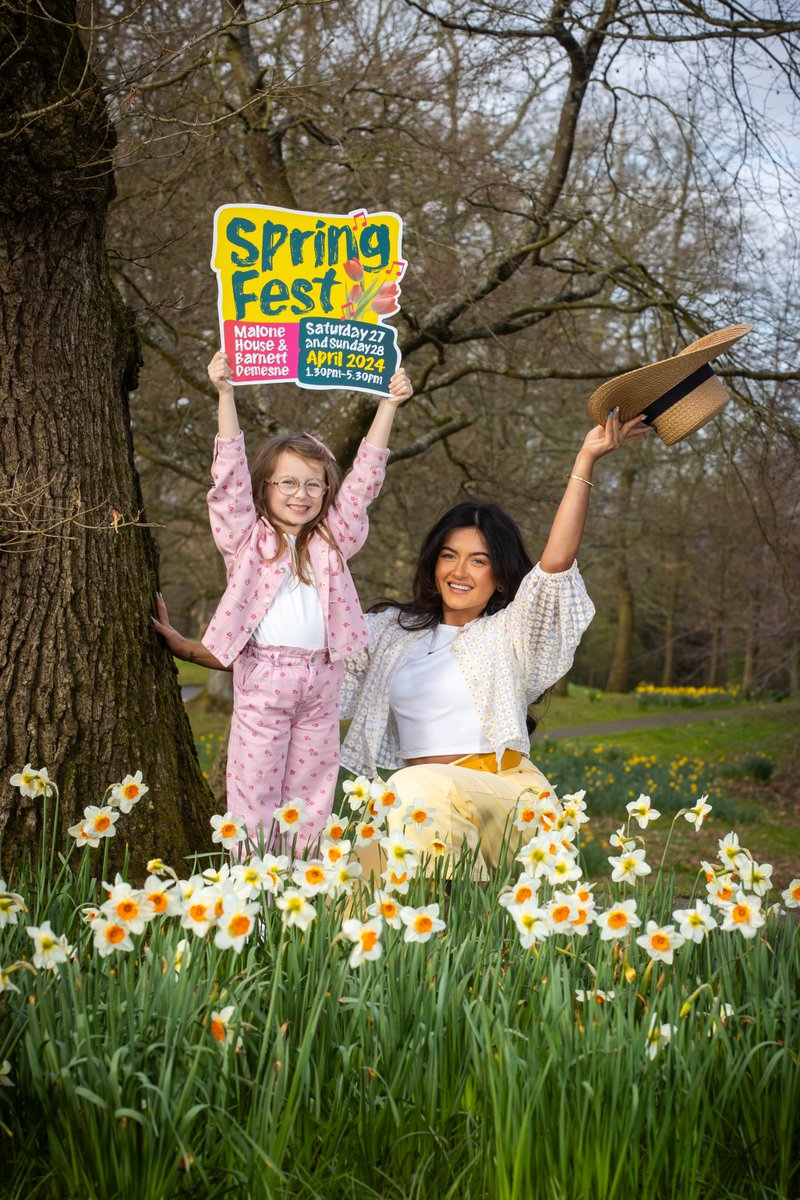 Celebrate the season with Belfast's annual #SpringFest at Malone House and Barnett Demesne this weekend 🌷🌤️ The weekend will be packed full of family fun with the popular Spring Flower Show & lots more! See what's on >> vstbelfast.com/spring-fest-20… 📅 27 & 28 April from 1.30-5.30pm