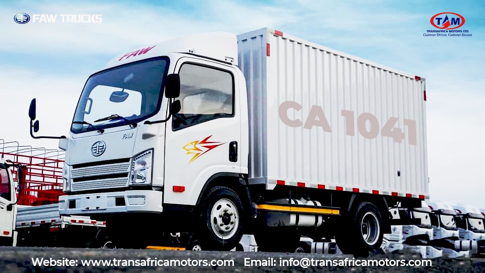 Versatile and reliable

The #FAW CA 1041 rigid truck is your go-to solution for urban logistics
✅Fuel Tank Capacity : 80l
✅Rated Power : 110 hp
Reach out to us for more insights on the model on 0717555999 | 0720777777
#faw #FAWTRUCKS #FAW #RIGIDTRUCKS #LIGHTRANSPORT #TigerVR