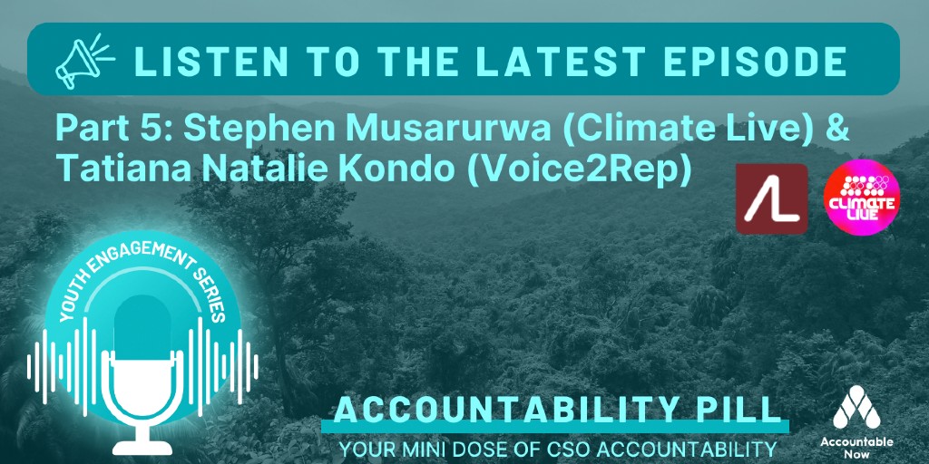 🎙️ Dive into Artivism with @Accountable_Now's Youth Engagement Podcast! @stphofficial from @ClimateLive and @BansheeTatianaK from Voice2Rep discuss art's impact on climate justice. Hosted by Katie McCarthy. Listen now! bit.ly/49Z8636 #Youth #Artivism #ClimateJustice