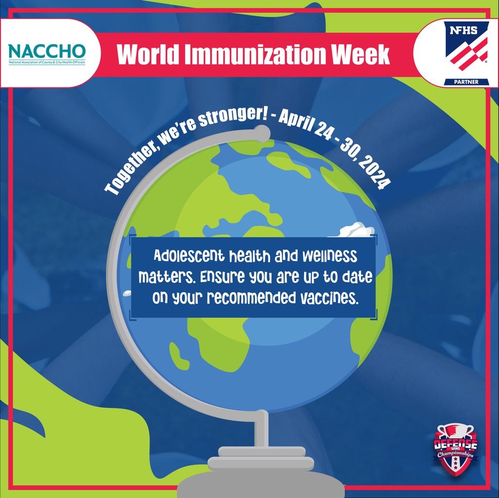 This week we celebrate World Immunization Week! The goal is for everyone to be protected from vaccine-preventable diseases, allowing them to live happier, healthier lives. Go to teenvaxmatters.org to learn more.