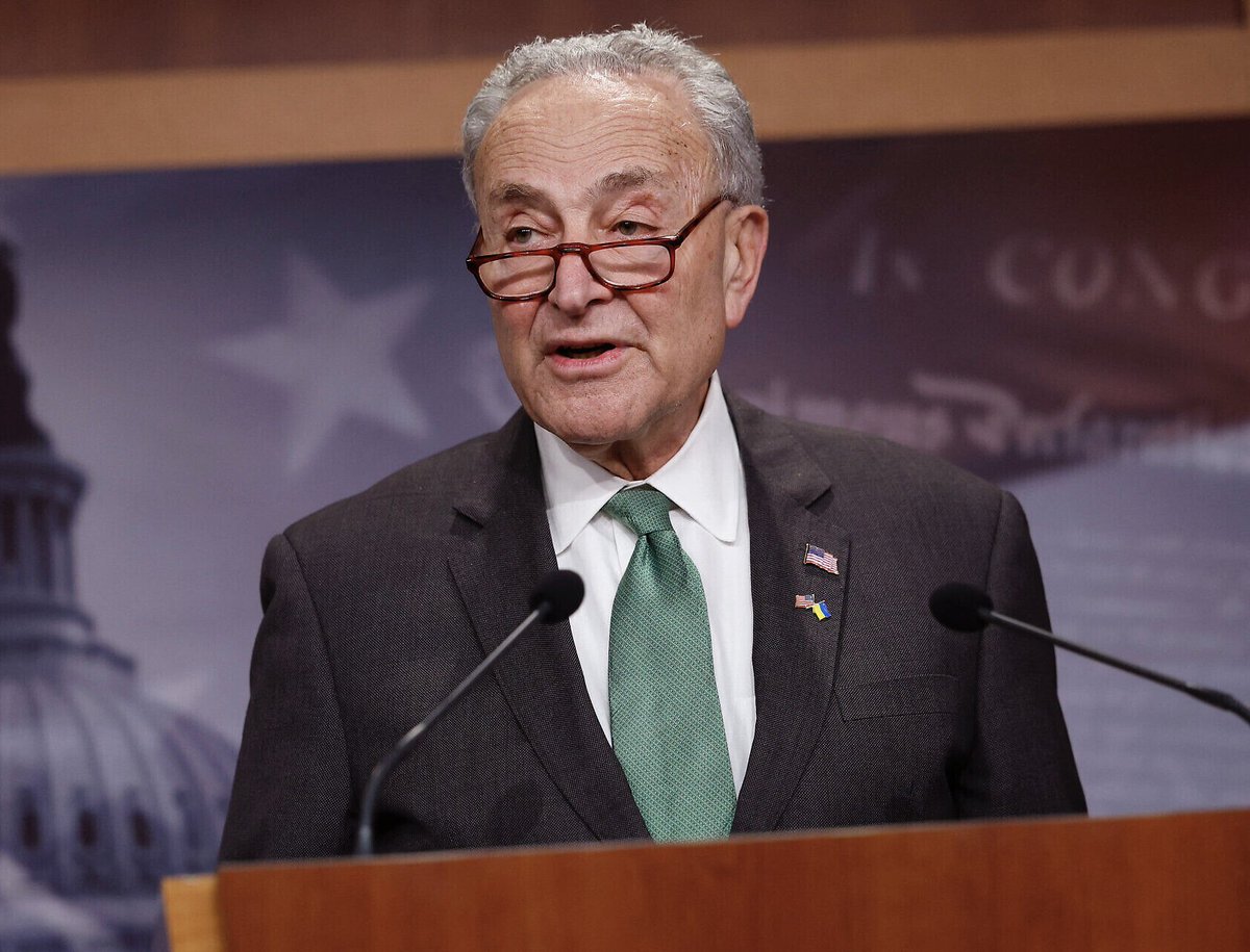 GuntherEagleman's tweet image. Chuck Schumer is a POS.