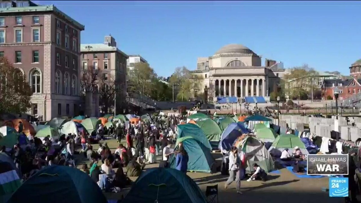 Pro-Palestinian protests sweep US universities, targeting financial ties with Israel ➡️ go.france24.com/B40