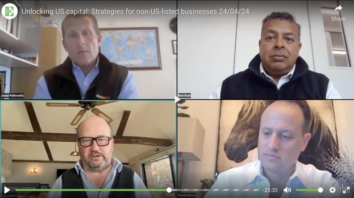 PowerMetRes's tweet photo. Thanks to the team at @Edison_Inv_Res for hosting a fascinating talk on US markets with our #POW CEO @seanwade1970, Jason Paltrowitz from @OTCMarkets, and Randy Baron of Pinnacle Associates.

Watch the full discussion here 👉 https://t.co/ZPtZD8IbTX

If you want to learn more about 🇺🇸 markets and the troubles affecting the #AIM 🇬🇧 market, this video is well worth your time.

$POW $POWMD #POWMet