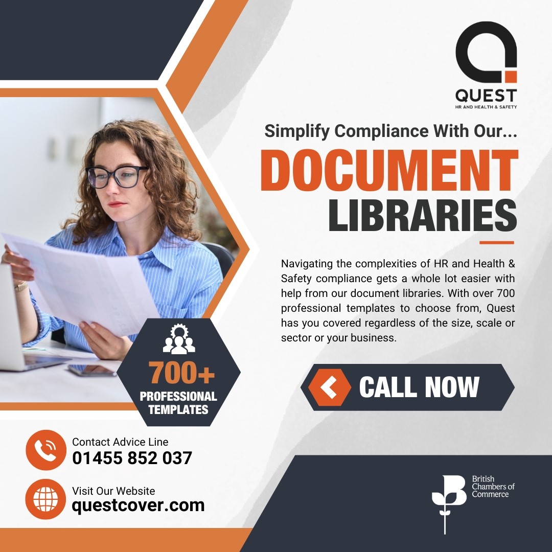 Forge a compliance alliance with @questcover!🙌 Access an extensive library of 700+ downloadable document templates, ensuring seamless HR and Health & Safety management. Accelerate towards success!🚀 Find out more below⬇️ questcover.com