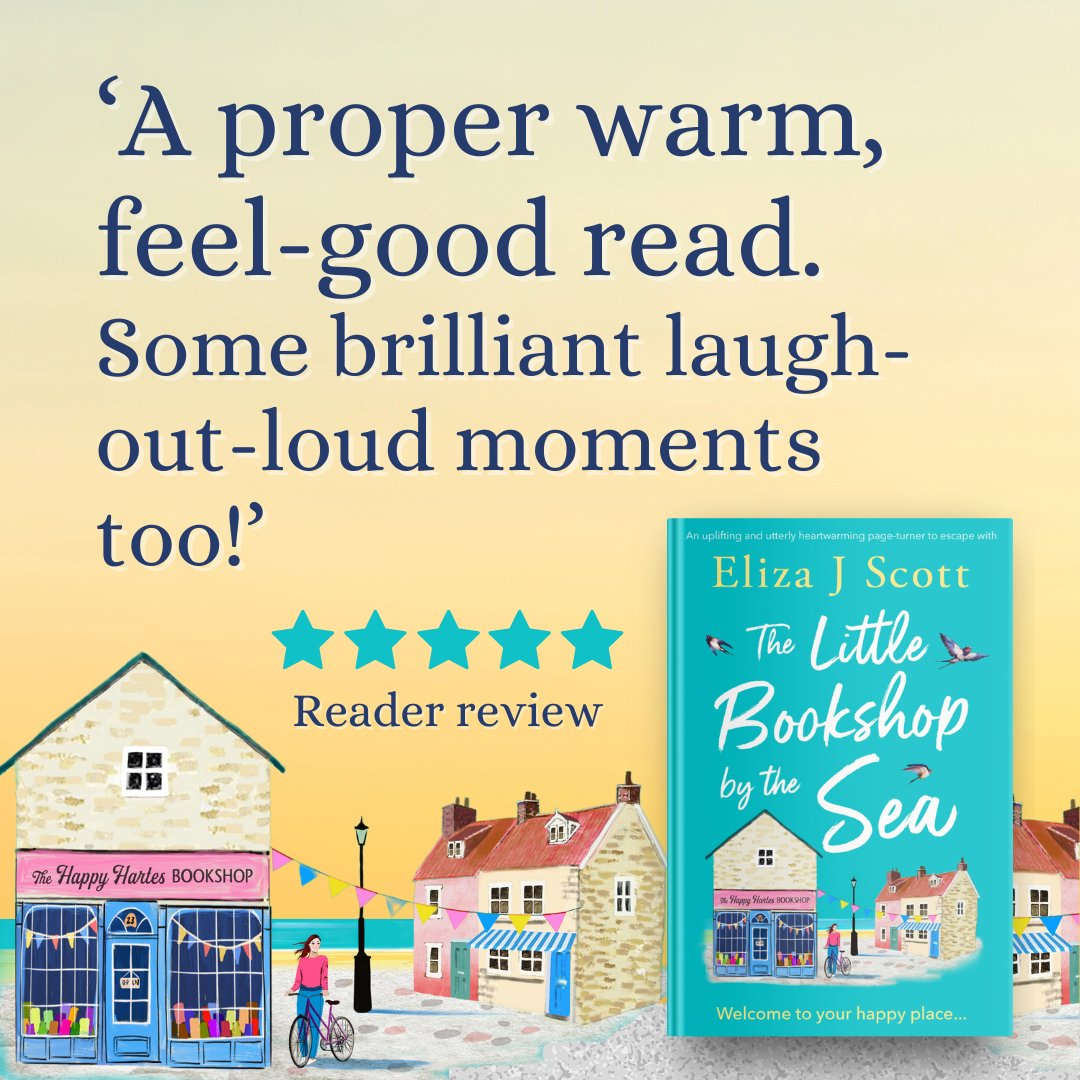 ❤️🐚🌊❤️🐚🌊Woohoo! Publication day is only a week away! 💙The Little Bookshop by the Sea! 💕Not long now until you can pay it a visit in Micklewick Bay! Pre-order links: 🇬🇧 amazon.co.uk/-/e/B07DMQWPMH 🇺🇸 amazon.com/-/e/B07DMQWPMH #newbook #romanticfiction #RomanceReaders