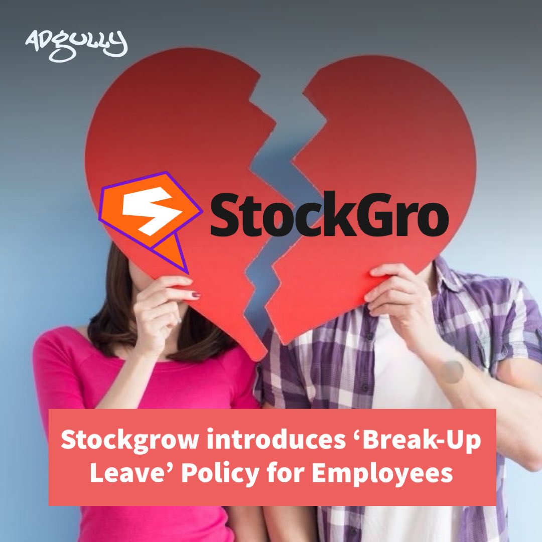 StockGro a leading financial technology company introduces 'Break-Up Leave' policy to support staff during personal challenges like breakups. Shows commitment to employee well-being and understanding of personal struggles #breakupleave #employeewellbeing #worklifebalance