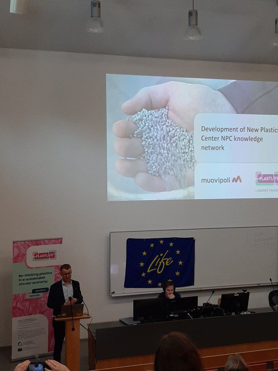 Sauli Eerola #Muovipoli  kertoi bio- ja kiertomuovien liiketoimintamallien  kehittämisestä ja innovaatioista. NPC- verkoston osaamista kasvatetaan mm. artikkelisarjalla. Suurin osa innovaatioista on käytäntölähtöisiä, johon on yhdistettävä tiede. #PlastLIFE törmäyttää osaamista.