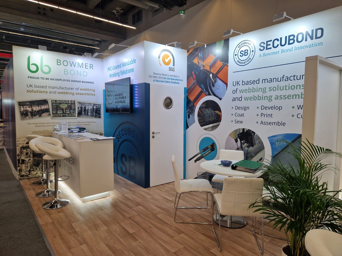 BowmerBond's tweet image. Techtextil 2024 - the show is open!
Our colleagues are waiting to welcome you to Stand F83 in Hall 11.0 at Messe Frankfurt. 
Looking forward to the days ahead and to meeting more of you at the Messe!
#techtextil #texprocess #messefrankfurt