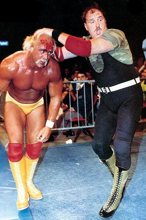 33 Years Ago Today At WWF UK Rampage 1991 @HulkHogan Defended His WWF Championship Against @_SgtSlaughter