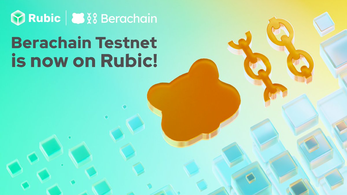 Don't miss the @Berachain Airdrop! 🪂 Here's a quick guide: 1️⃣ Visit the faucet. 2️⃣ Paste your wallet address. 3️⃣ Click 'drip tokens' for 1 Bera token Follow Beraсhain on Twitter & engage with their ecosystem! Explore swaps to Bera on Rubic: rubic.exchange/blog/exploring…