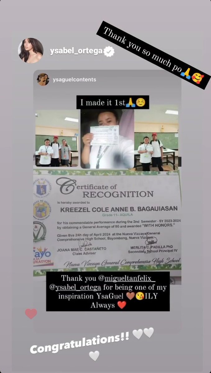 Thank you so much #YsaGuel as one of my inspiration 🥰🤎 #TeamCoffee